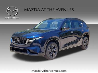 2026 Mazda CX-5 2.5 S Premium Plus in Blue — front three-quarter view