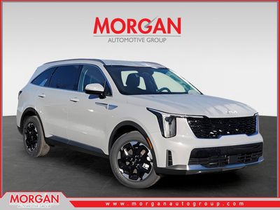 2026 Kia Sorento S in Gray — front three-quarter view