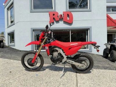 2025 Honda® CRF450RL — front three-quarter view