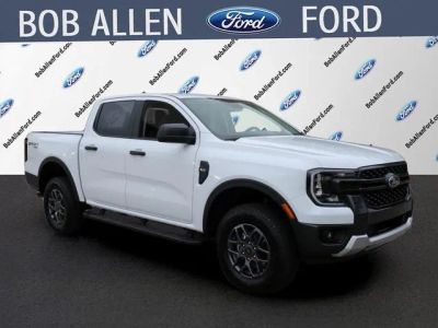 2026 Ford Ranger XLT in Oxford White — front three-quarter view
