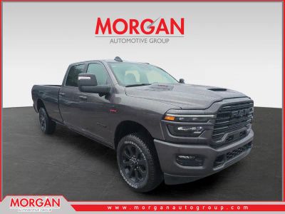 2026 Ram 3500 Laramie in Gray — front three-quarter view