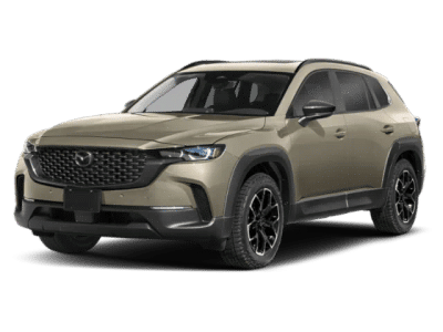 2026 Mazda CX-50 2.5 S Meridian Edition in Zircon Sand Metallic — front three-quarter view