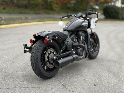 2025 Indian Motorcycle Scout Bobber Limited +Tech Black Metallic - Photo 4
