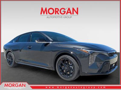 2026 Kia K4 GT-Line Turbo in Interstellar Gray — front three-quarter view