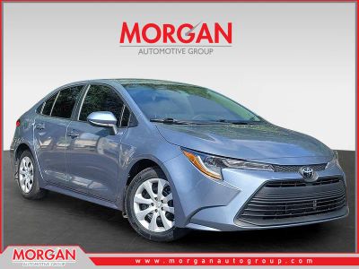 2024 Toyota Corolla LE in Celestite — front three-quarter view