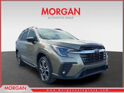 2026 Subaru Ascent Limited in Autumn Green Metallic — front three-quarter view