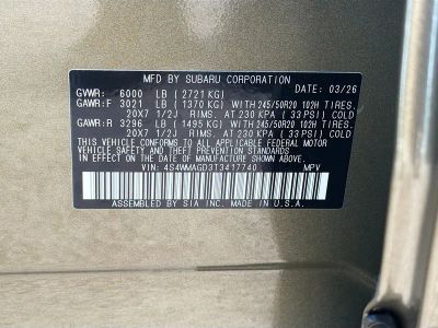 2026 Subaru Ascent — photo 43 view