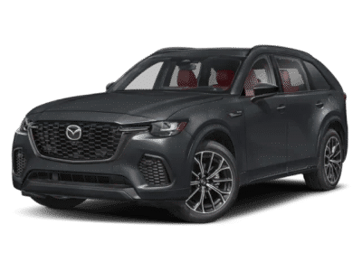 2026 Mazda CX-70 3.3 Turbo S Premium in Black — front three-quarter view
