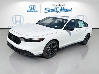 2026 Honda Accord Hybrid — rear three-quarter view
