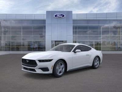 2026 Ford Mustang in Oxford White — front three-quarter view