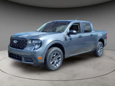 2026 Ford Maverick XLT in Gray Metallic — front three-quarter view