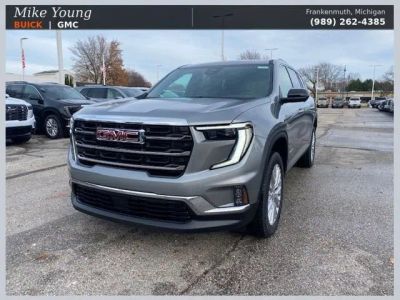 2026 GMC Acadia Elevation in Sterling Metallic — front three-quarter view
