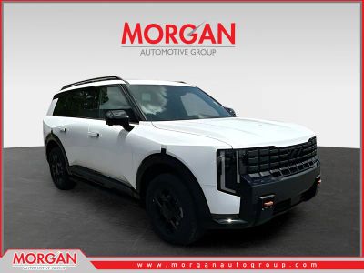 2027 Kia Telluride X-Pro SX-Prestige in White — front three-quarter view