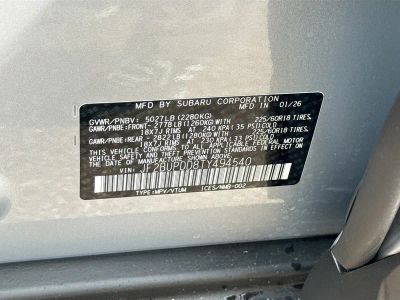2026 Subaru Outback — photo 42 view