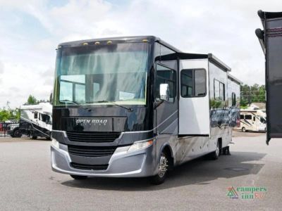 2022 Tiffin Motorhomes Open Road Allegro — rear three-quarter view