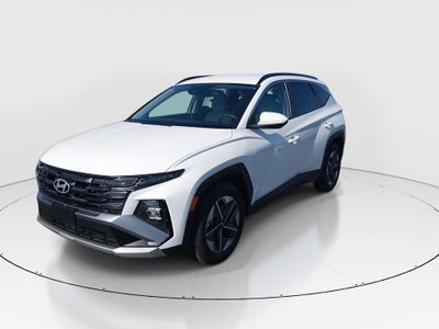 2025 Hyundai Tucson — rear three-quarter view