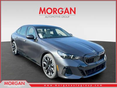 2027 BMW 5 Series 530i in Gray — front three-quarter view