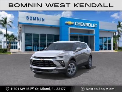 2026 Chevrolet Blazer 2LT in Sterling Gray Metallic — front three-quarter view