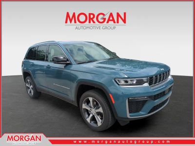 2026 Jeep Grand Cherokee Limited in Blue — front three-quarter view