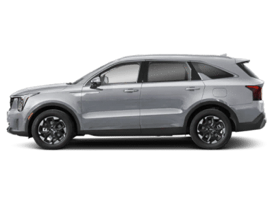 2025 Kia Sorento — rear three-quarter view