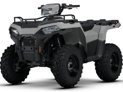 2026 Polaris Sportsman 570 in Ghost Gray — front three-quarter view