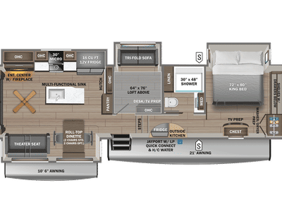 2026 Jayco Eagle — rear three-quarter view