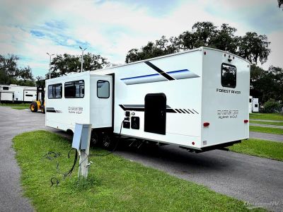2026 Forest River Cherokee Alpha Wolf — rear three-quarter view
