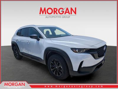 2026 Mazda CX-50 2.5 S Select in Wind Chill Pearl — front three-quarter view