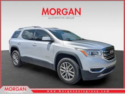2019 GMC Acadia SLE-2 in Silver — front three-quarter view