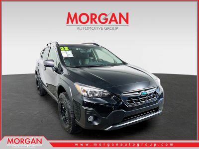 2023 Subaru Crosstrek Sport in Black — front three-quarter view