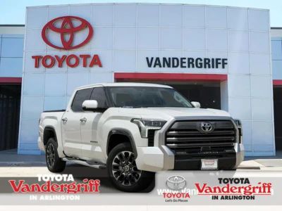 2023 Toyota Tundra Hybrid N/A in Wind Chill Pearl — front three-quarter view