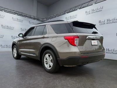 2021 Ford Explorer — rear three-quarter view
