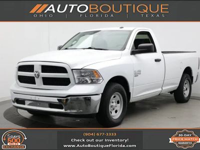 2023 Ram 1500 Classic Tradesman in Bright White Clearcoat — front three-quarter view