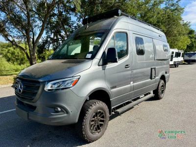 2025 Winnebago Revel Sport — rear three-quarter view