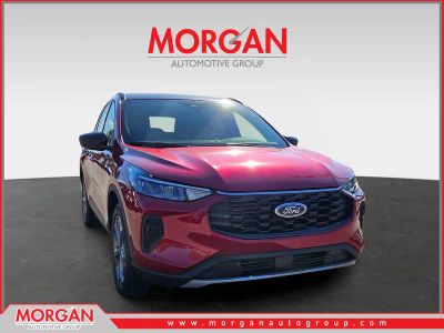 2026 Ford Escape ST-Line in Red — front three-quarter view