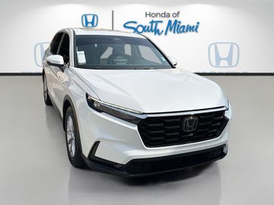 2023 Honda CR-V EX-L in sparkle silver metallic — front three-quarter view