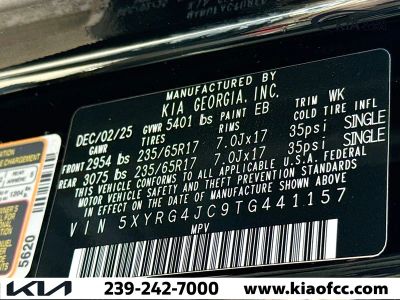 2026 Kia Sorento — photo 38 view