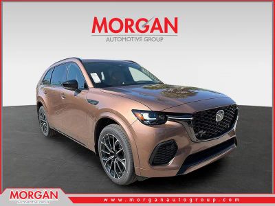 2026 Mazda CX-70 3.3 Turbo S Premium Plus in Brown — front three-quarter view