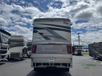 2026 Newmar Grand Star — rear three-quarter view