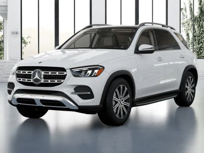 2026 Mercedes-Benz GLE 350 in Polar White — front three-quarter view