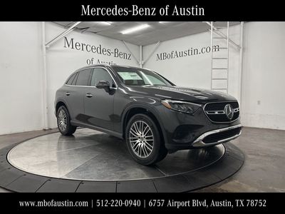 2026 Mercedes-Benz GLC 300 in Graphite Grey Metallic — front three-quarter view