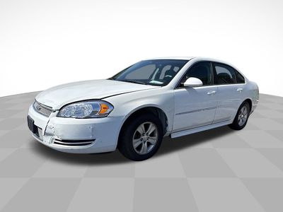 2012 Chevrolet Impala LS Fleet in Summit White — front three-quarter view