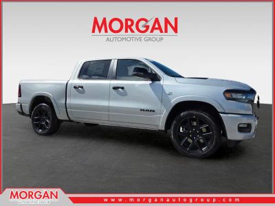 2026 Ram 1500 Laramie in Silver — front three-quarter view