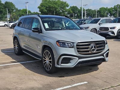 2026 Mercedes-Benz GLS 450 GLS 450 4MATIC &reg; SUV in MANUFAKTUR Alpine Gray — front three-quarter view