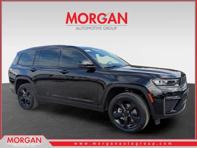 2026 Jeep Grand Cherokee L Limited in Black — front three-quarter view