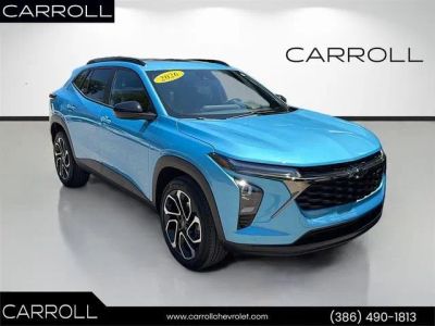 2026 Chevrolet Trax 2RS in Marina Blue Metallic — front three-quarter view