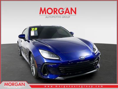 2023 Subaru BRZ Limited in Blue — front three-quarter view