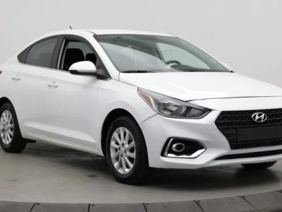 2022 Hyundai Accent — rear three-quarter view