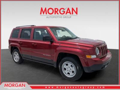 2015 Jeep Patriot Sport in Red — front three-quarter view