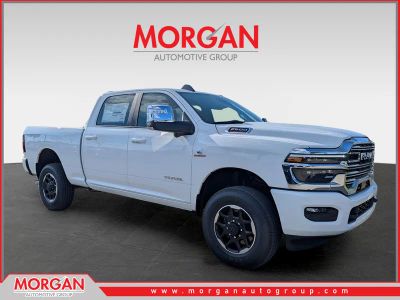 2026 Ram 2500 Laramie in White — front three-quarter view